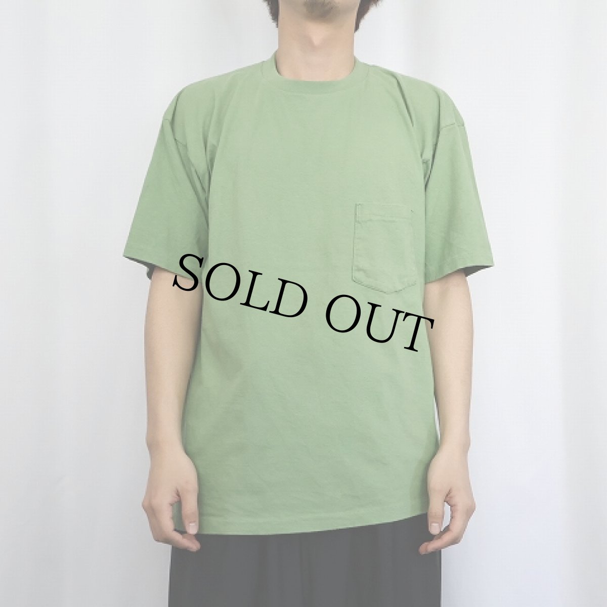 画像2: 90's GAP USA製 無地ポケットTシャツ XL (2)