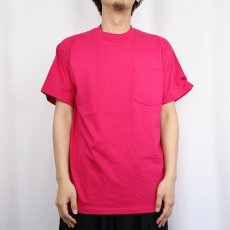 画像2: 90's L.L.Bean×RUSSELL ATHLETIC USA製 無地ポケットTシャツ DEADSTOCK M (2)