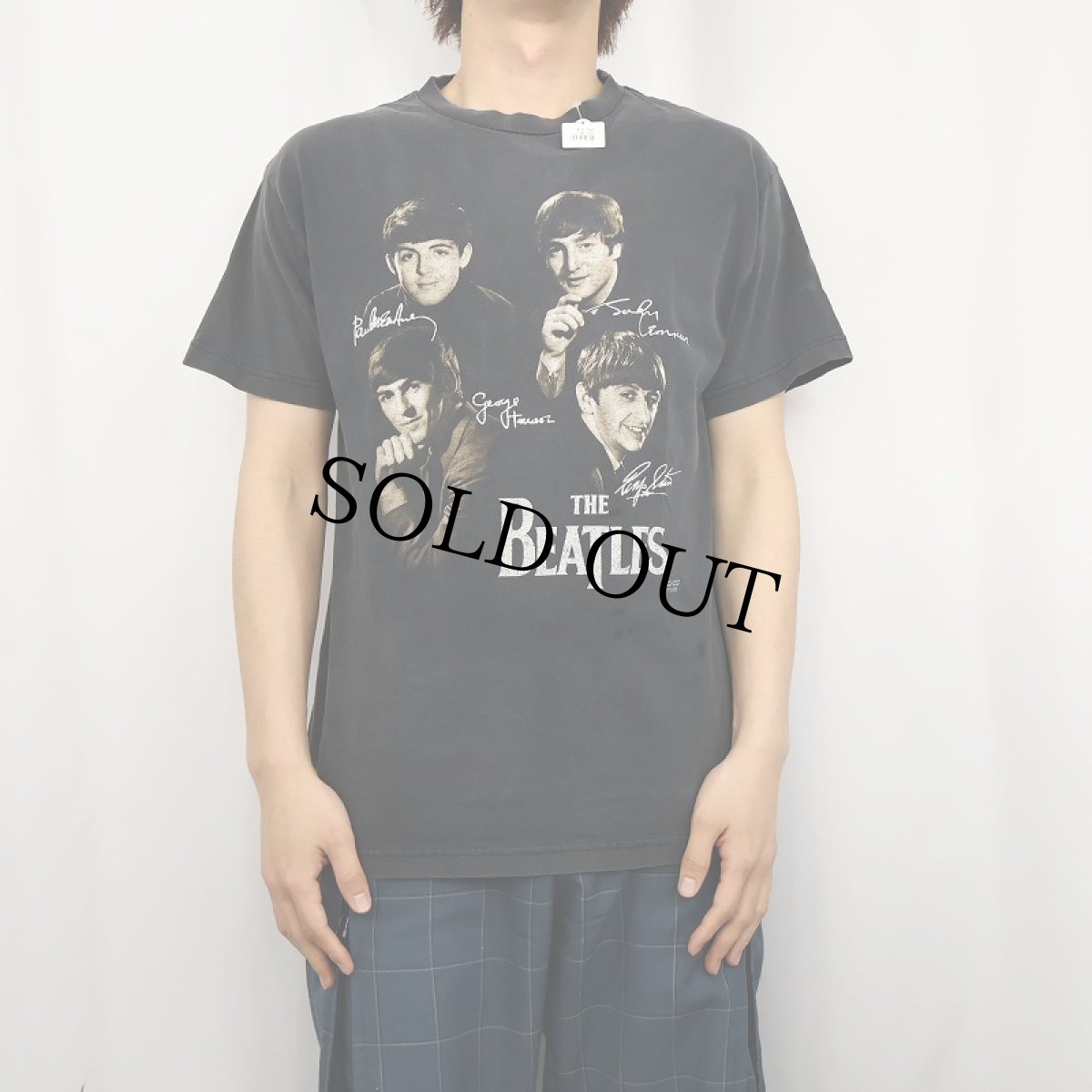 画像2: 2001 THE BEATLES USA製 ロックバンドTシャツ M (2)