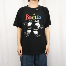 画像2: THE BEATLES ロックバンドTシャツ BLACK (2)