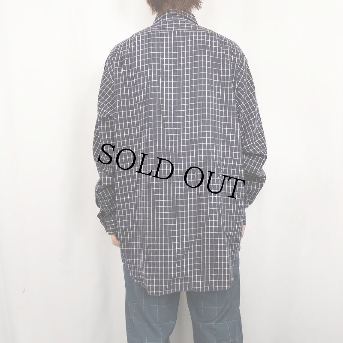 画像3: POLO Ralph Lauren "LOWELL SPORT" チェック柄 コットン×リネンシャツ NAVY L (3)