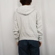 画像3: 90's Champion USA製 "ARMY" プリントスウェットジップパーカー M (3)