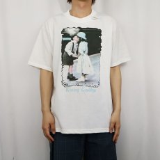 画像2: 90's Dave Tolson USA製 "Kissing Goodbye" フォトプリントTシャツ L (2)