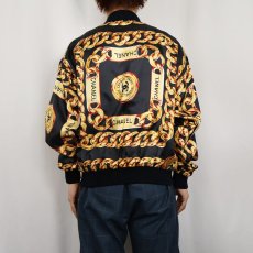 画像3: ブート CHANEL スカーフ柄 シルクブルゾン (3)