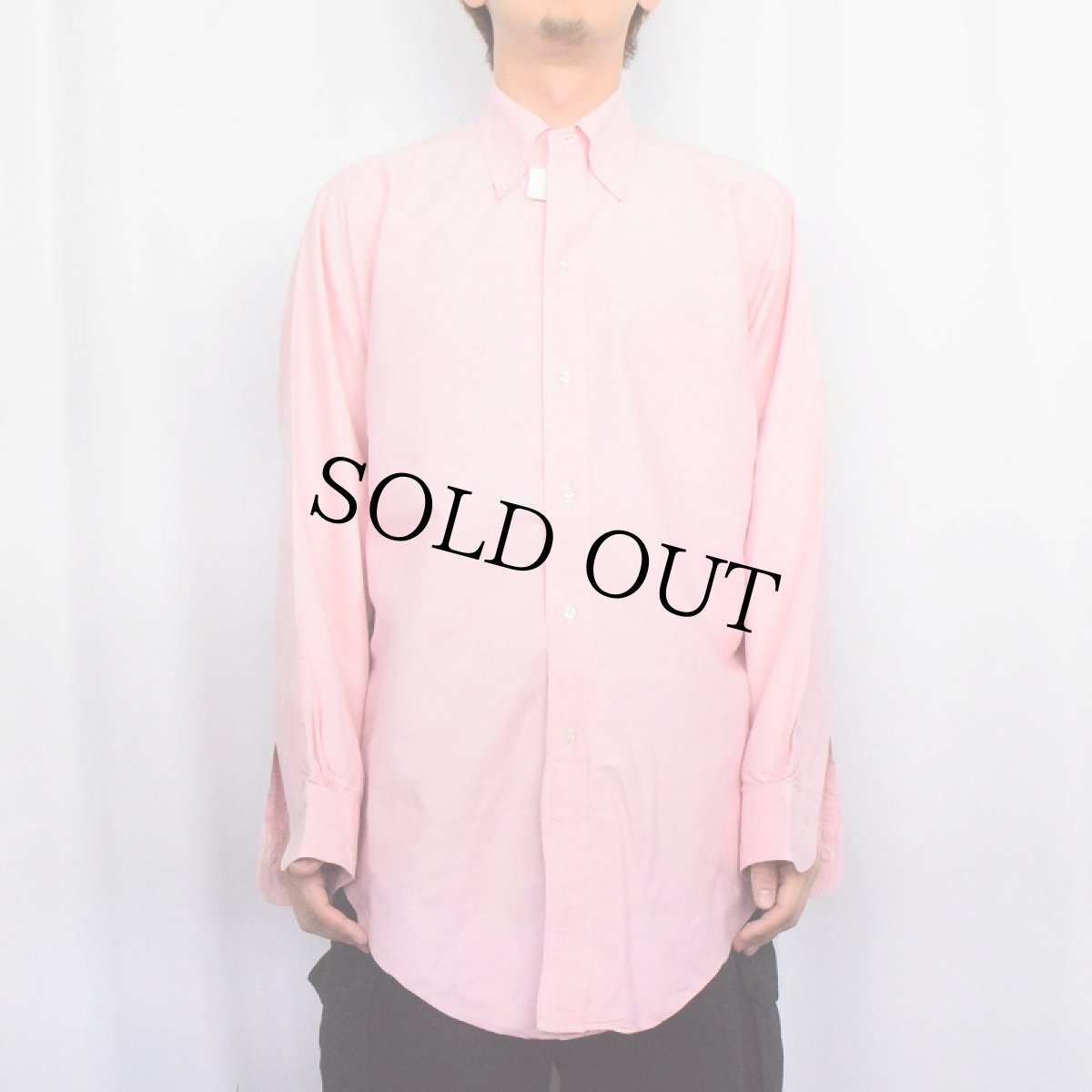 画像2: 70’s Brooks Brothers 6ボタン オックスフォードボタンダウンシャツ SIZE16-3 (2)