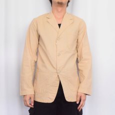 画像2: 60's NATIONAL LINEN SERVICE リネンワークジャケット SIZE34 (2)