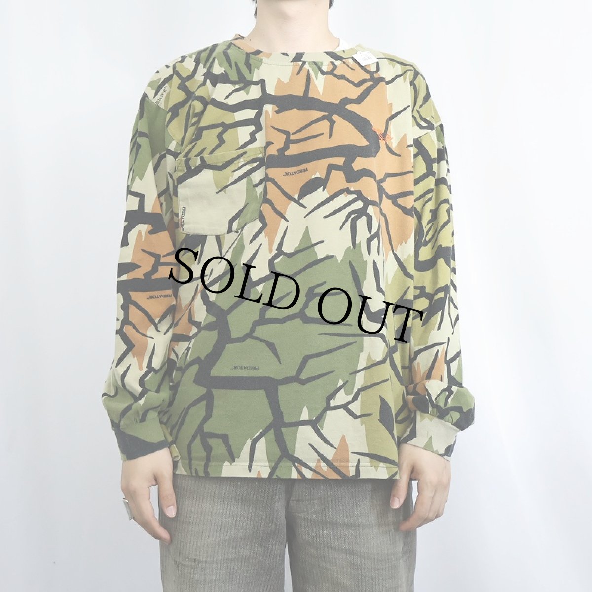 画像2: プレデターカモ柄 ポケットロンT (2)