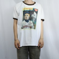 画像2: I Love Lucy "Lucy Ricardo pitcher" コメディドラマプリントリンガーTシャツ (2)