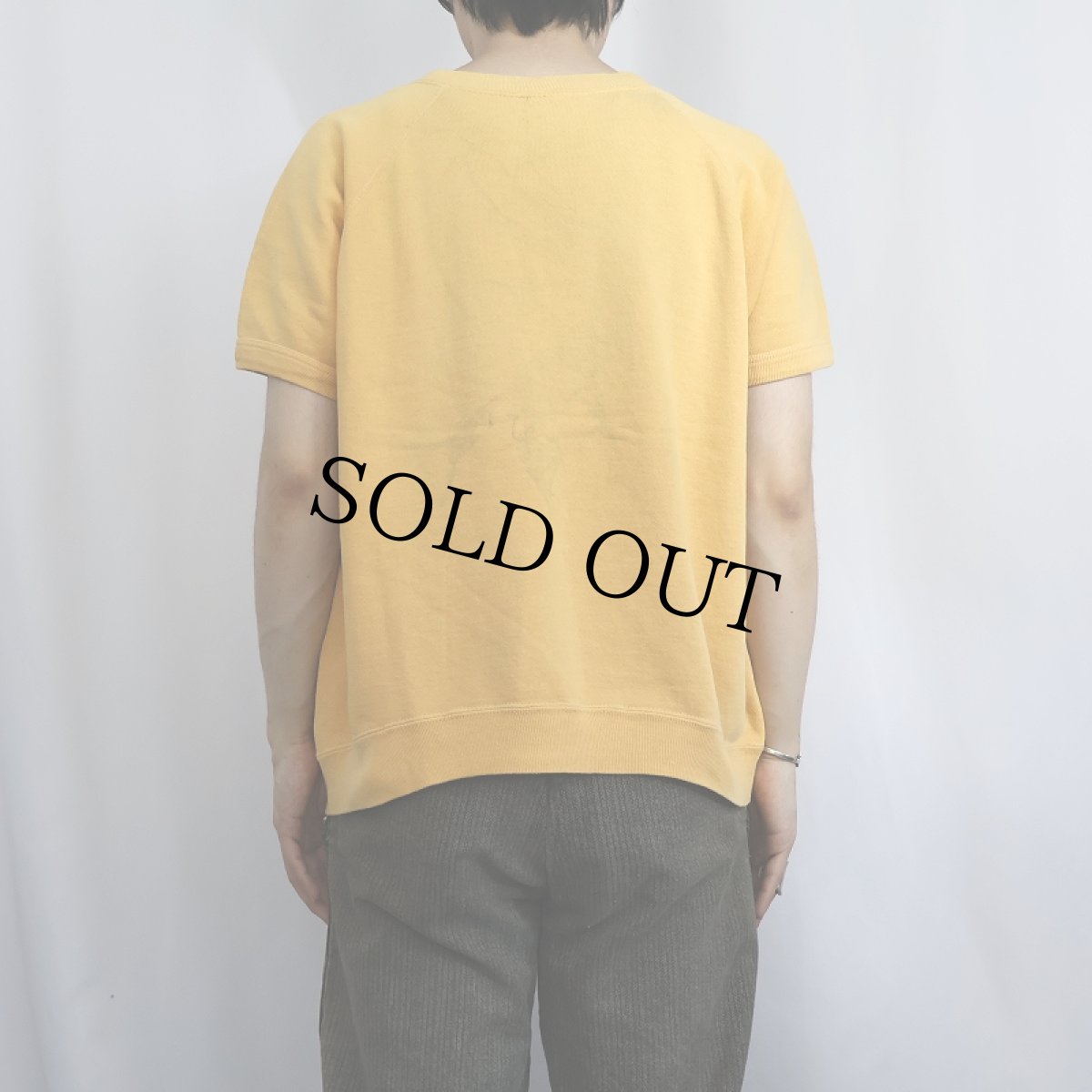 画像3: 【SALE】 60's TOWNCRAFT Penneys 無地 半袖ラグランスウェット L (3)