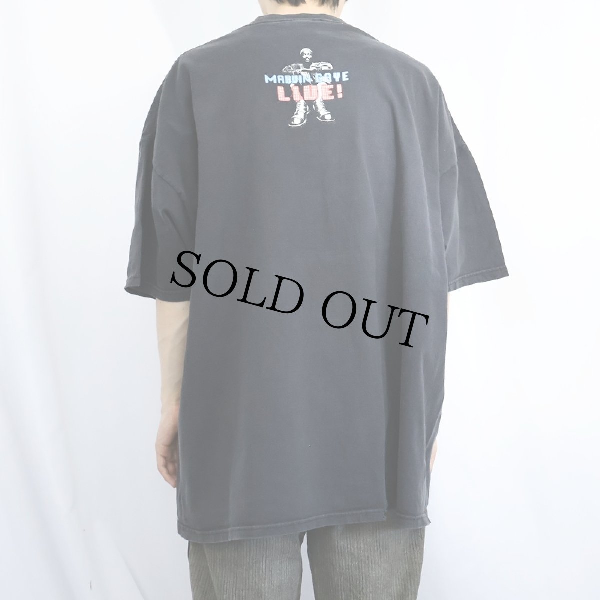 画像4: 2004 Marvin Gaye "Marvin Gaye Live!" ミュージシャンアルバムTシャツ BLACK 3X (4)