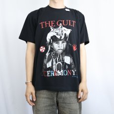 画像3: 1991 THE CULT CANADA製 "CEREMONY" ハードロックバンドアルバムTシャツ BLACK L (3)