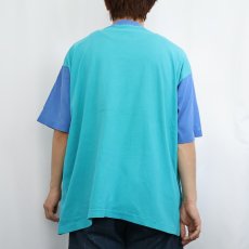 画像3: 90's FRUIT OF THE LOOM USA製 2トーン 無地Tシャツ XL (3)