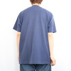 画像3: 90's USA製 "CHALLENGING THE HUMAN FACTOR" ウィトルウィウス的人体図 パロディプリントTシャツ NAVY XL (3)