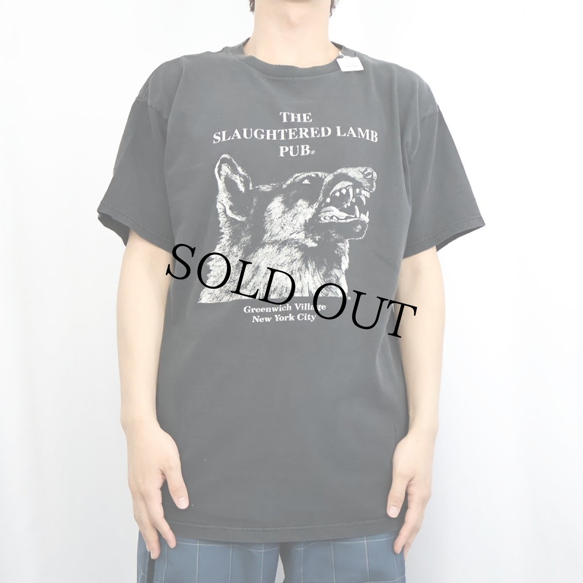 画像3: "THE SLAUGHTERED LAMB PUB" バープリントTシャツ BLACK XL (3)