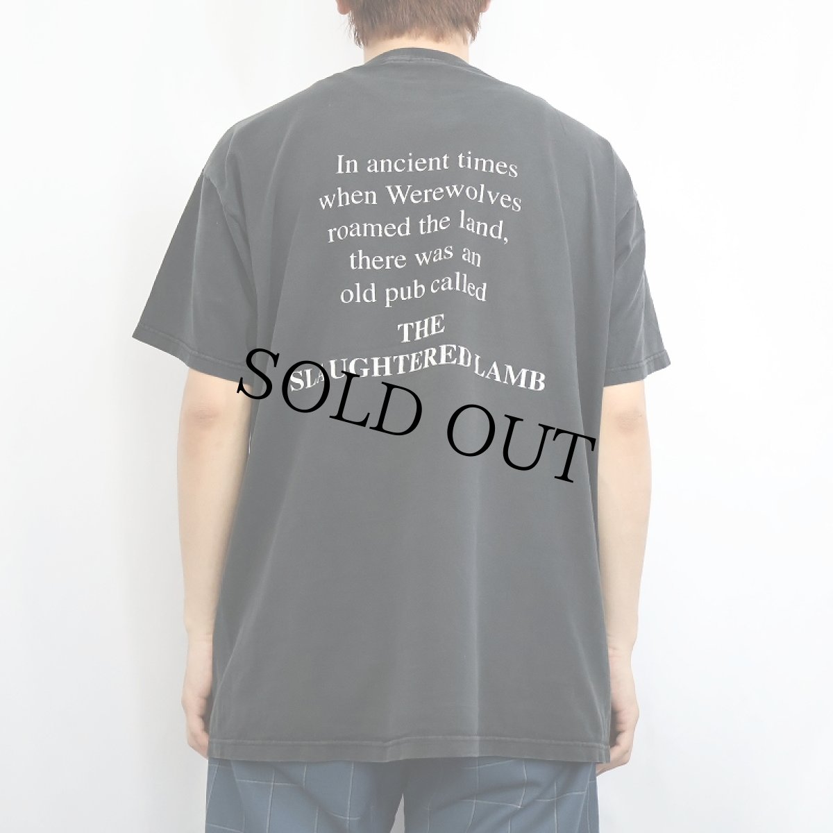 画像4: "THE SLAUGHTERED LAMB PUB" バープリントTシャツ BLACK XL (4)