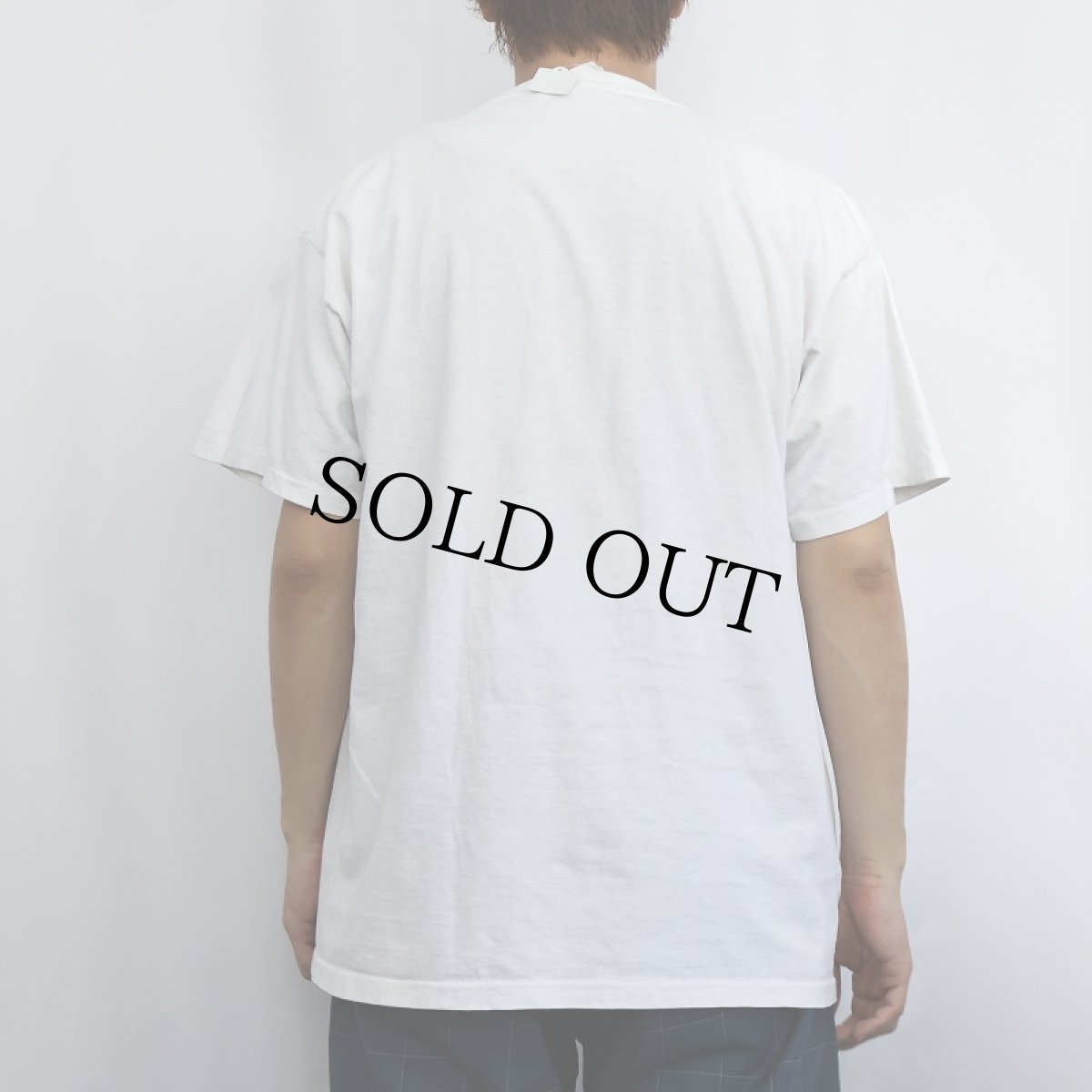 画像3: 90's Listen Honey USA製 "I Know about STRESSED..." イラストプリントTシャツ XL (3)