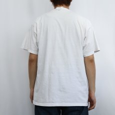 画像3: 90's Listen Honey USA製 "I Know about STRESSED..." イラストプリントTシャツ XL (3)