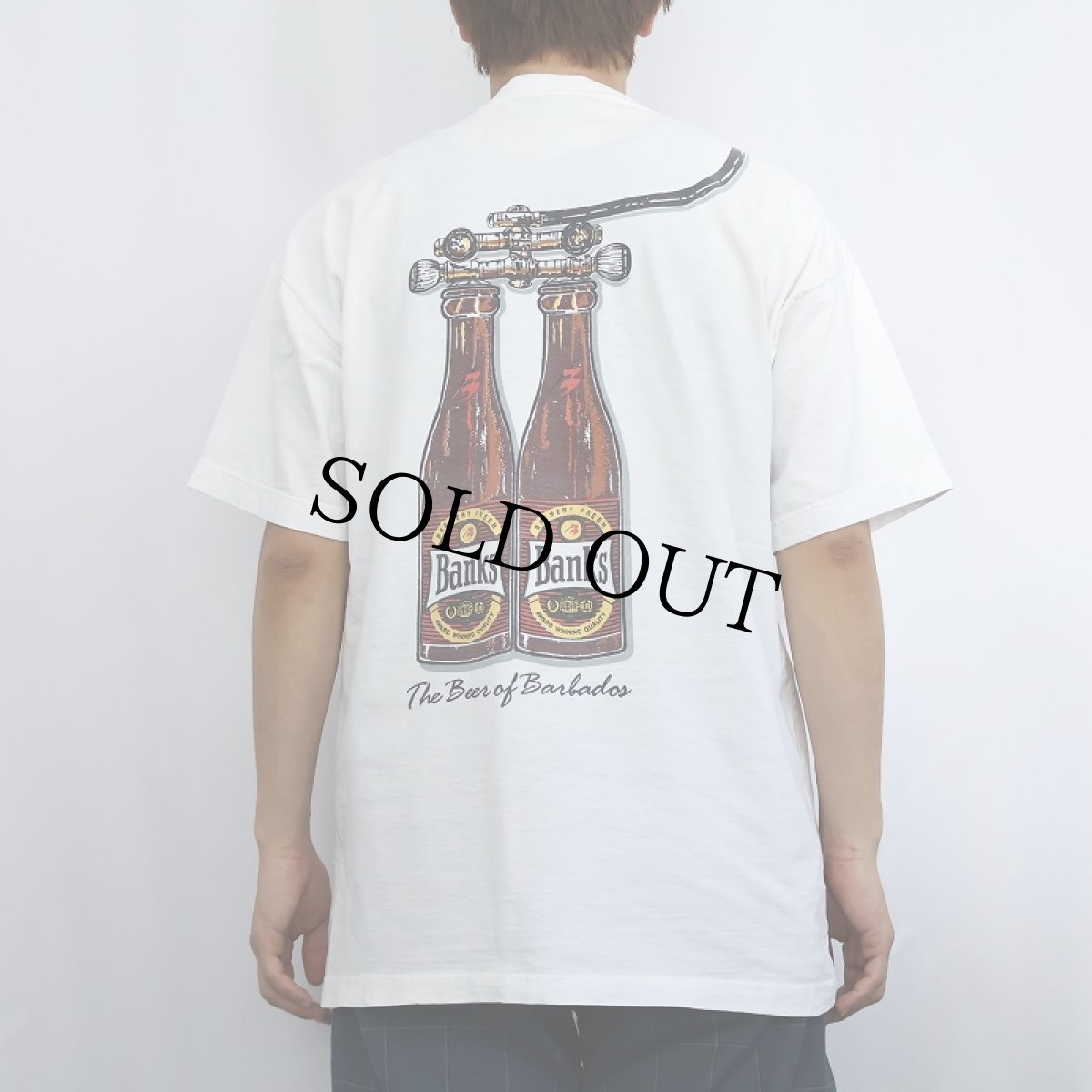 画像3: Banks ビールメーカー プリントTシャツ L (3)
