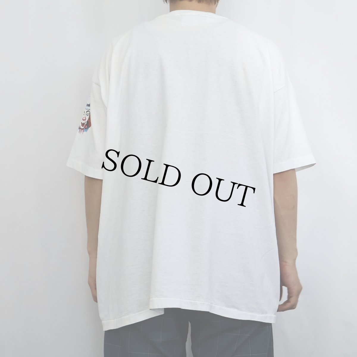 画像3: 80's Rick Embry USA製 ピエロイラストプリントTシャツ XXL (3)