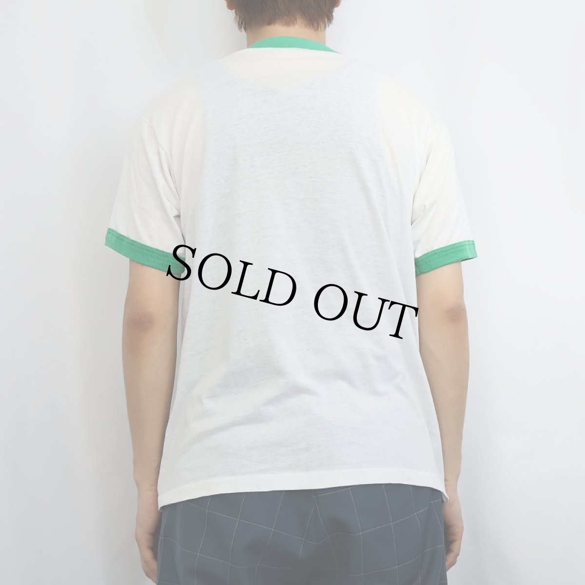 画像3: 80's SOYOIL USA製 企業プリントリンガーTシャツ L (3)