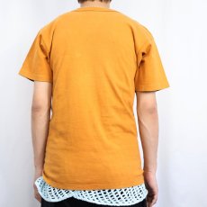 画像3: 80〜90's Champion USA製 青刺繍タグ 後期 ロゴプリントTシャツ M (3)