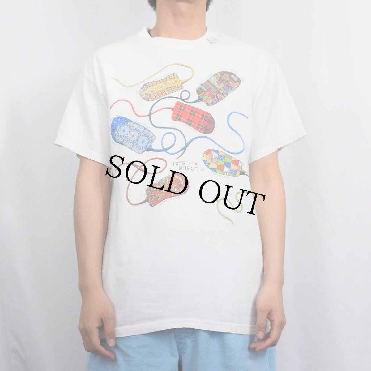 画像3: 2000's LIBERTY GRAPHICS Diana Dee Tyler イラストプリントTシャツ M (3)