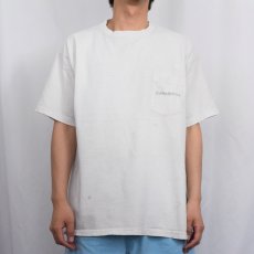 画像3: 90's BANANA REPUBLIC USA製 地図プリント ポケットTシャツ L (3)