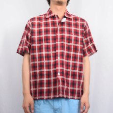 画像2: 60's RIGGS チェック柄シャツ M (2)