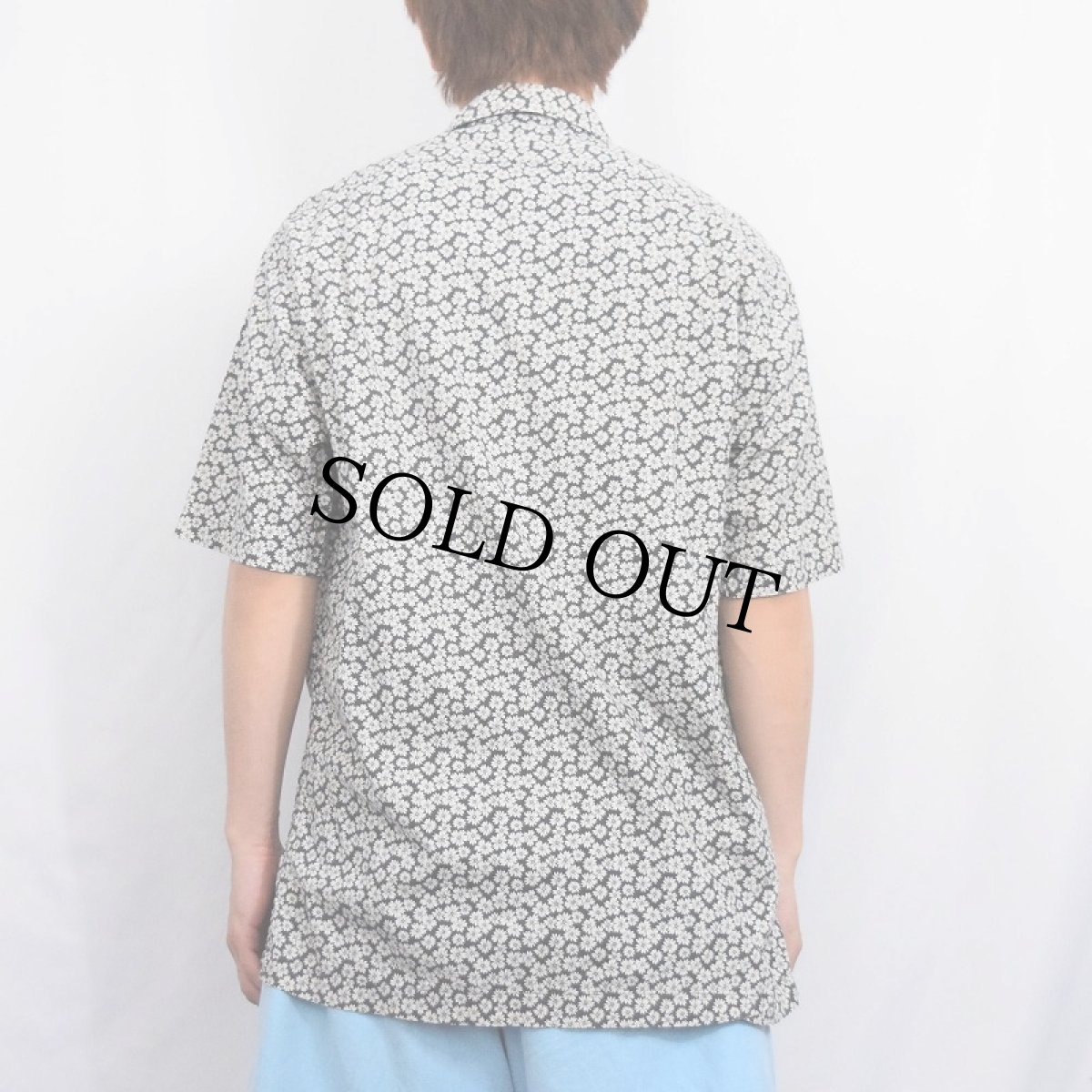 画像5: POLO Ralph Lauren "CLAYTON" 花柄 コットンオープンカラーシャツ S (5)