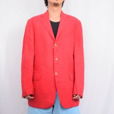 画像5: POLO Ralph Lauren ITALY製 リネンテーラードジャケット M (5)