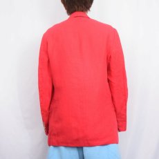 画像6: POLO Ralph Lauren ITALY製 リネンテーラードジャケット M (6)