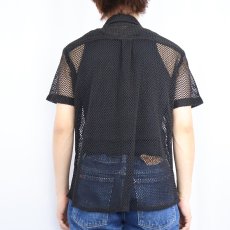 画像5: メッシュシャツ BLACK (5)