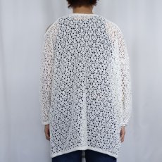 画像6: 90's Kick's USA製 コールドショルダー メッシュロンT ONESIZE (6)