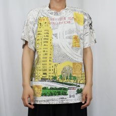 画像3: 90's USA製 "NEW YORK CENTRAL TERMINAL" 大判プリントTシャツ XL (3)