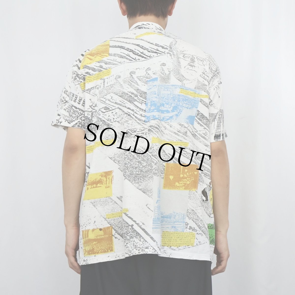 画像4: 90's USA製 "NEW YORK CENTRAL TERMINAL" 大判プリントTシャツ XL (4)