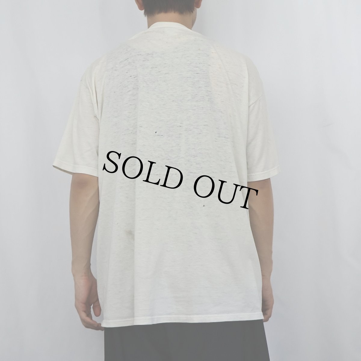 画像3: 90's SNOOPY USA製 "CAMP FJM" キャラクタープリントTシャツ XL (3)