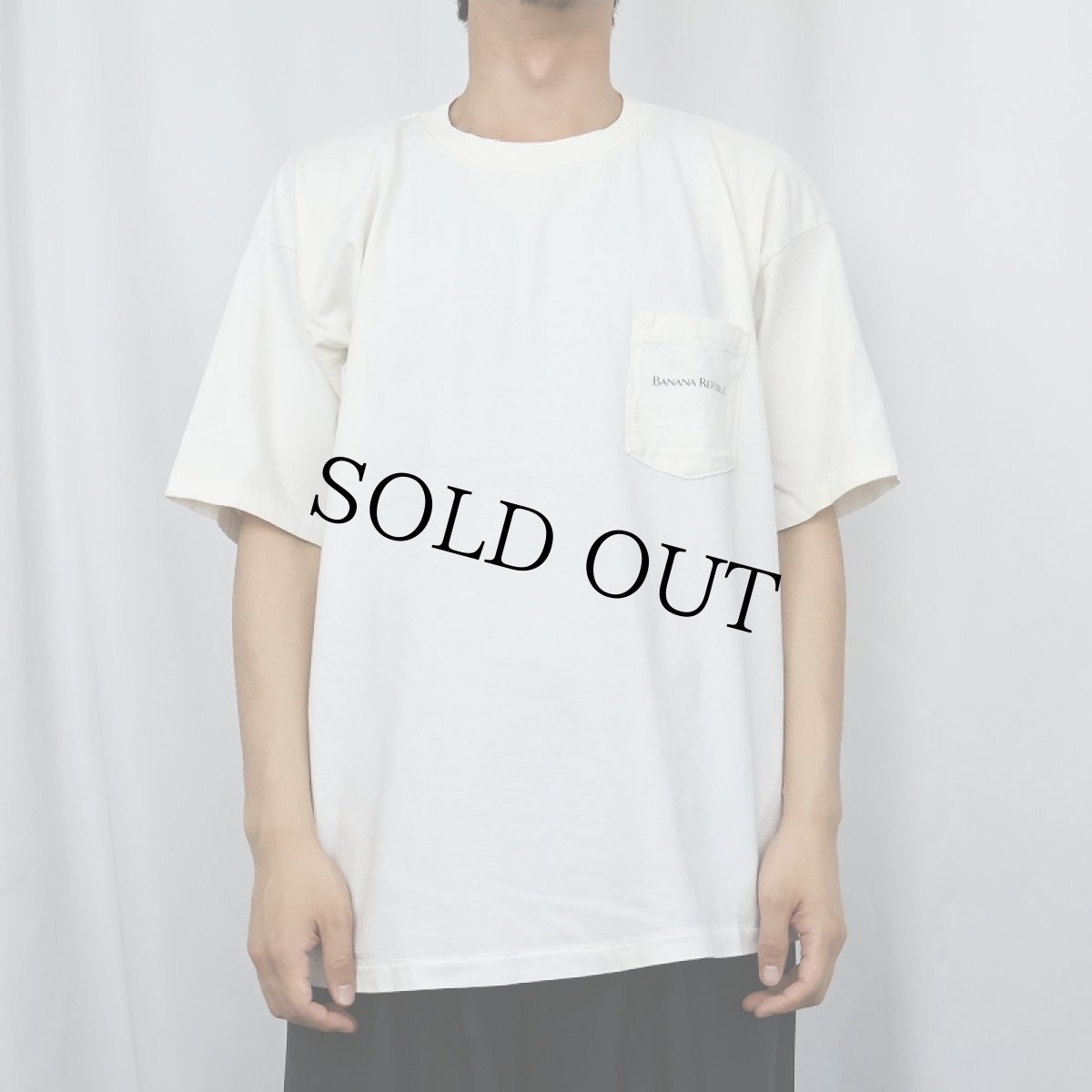 画像3: 90's BANANA REPUBLIC USA製 アニマルプリント ポケットTシャツ XL (3)