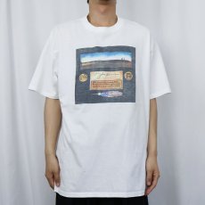 画像2: 90's JOHN LENNON USA製 ミュージシャンアートTシャツ XL (2)