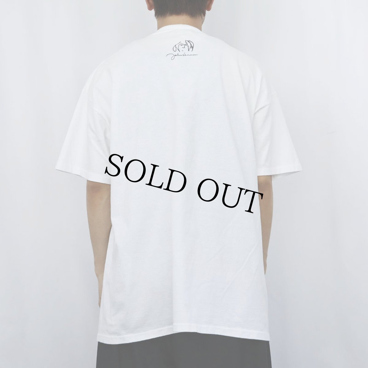画像3: 90's JOHN LENNON USA製 ミュージシャンアートTシャツ XL (3)