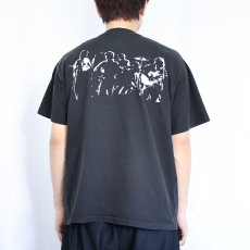 画像4: 90's BEATLES USA製 ロックバンドTシャツ BLACK XL (4)