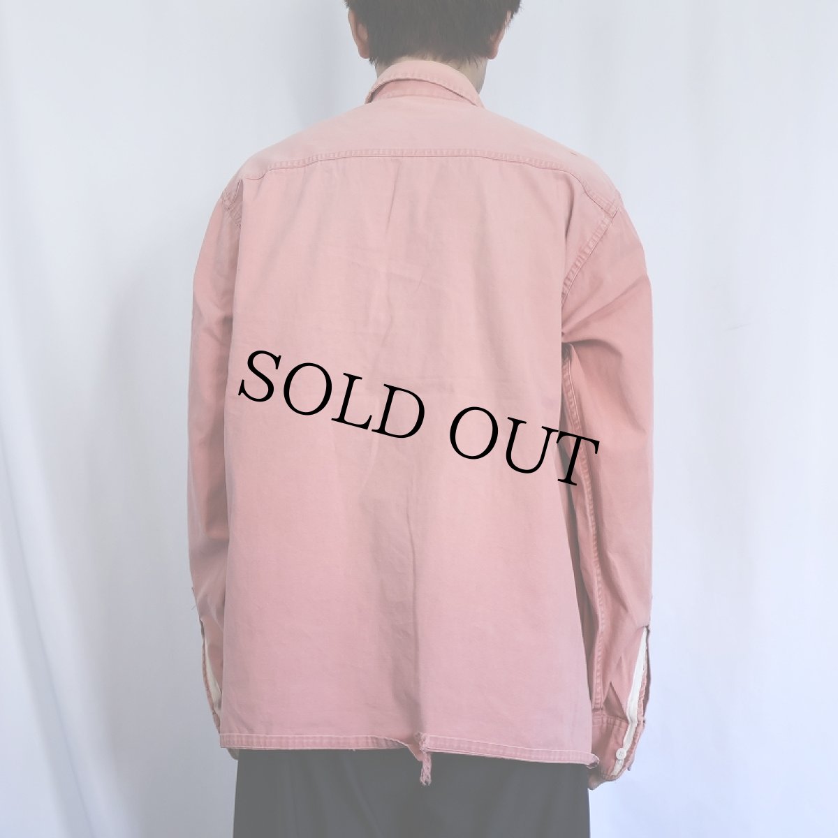 画像3: 80〜90's L.L.Bean USA製 コットンプルオーバーシャツ L (3)