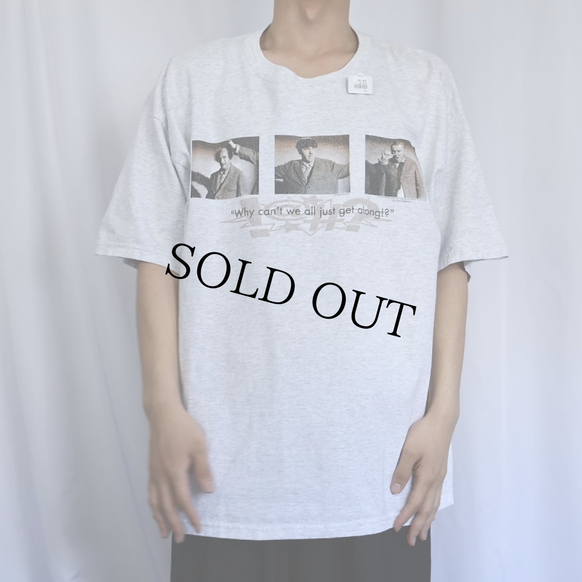 画像2: The Three Stooges USA製 コメディアンプリントTシャツ XL (2)