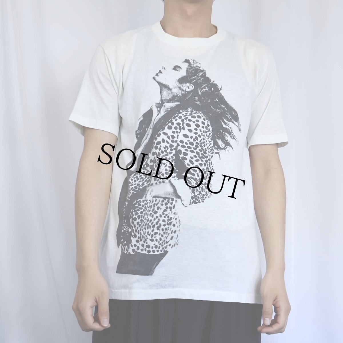 画像2: 80's USA製 フォトプリントTシャツ L (2)