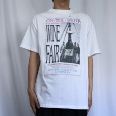画像2: 90's WINE FAIR USA製 ワインイベントプリントTシャツ L (2)