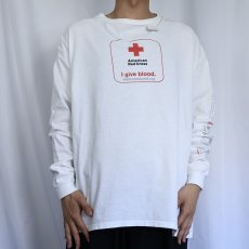 画像2: American Red Cross "I give blood." プリントロンT XL (2)
