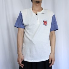 画像3: 〜80's "Alpha Delta Pi" ヘンリーネック プリントTシャツ (3)