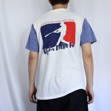 画像4: 〜80's "Alpha Delta Pi" ヘンリーネック プリントTシャツ (4)