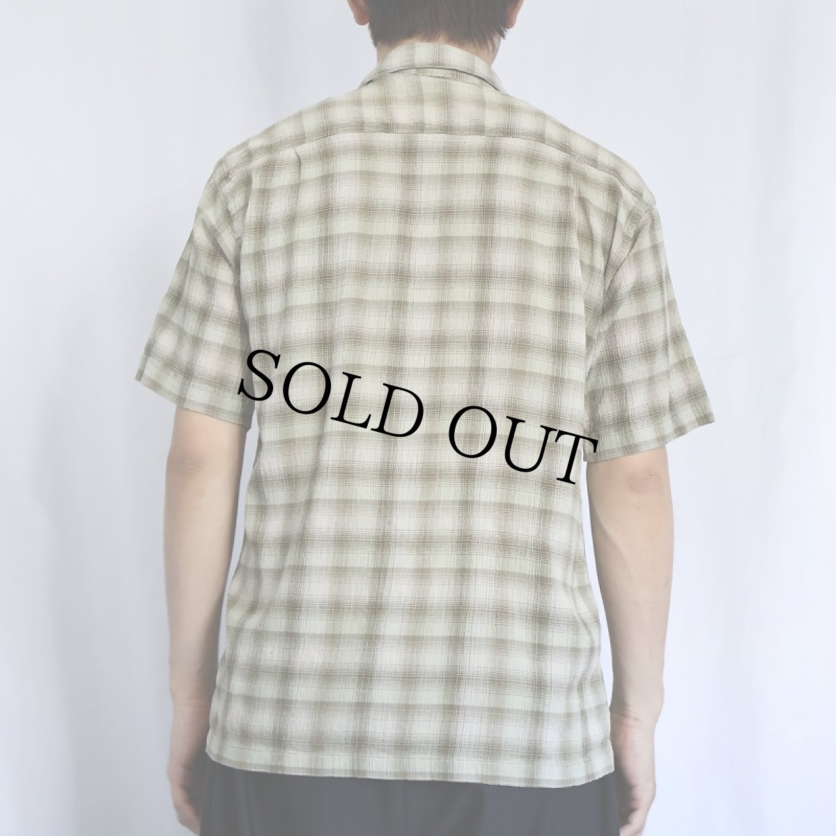 画像3: 2000's Patagonia ORGANIC COTTON オンブレーチェック柄 A/Cヤーンダイシャツ S (3)