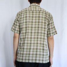 画像3: 2000's Patagonia ORGANIC COTTON オンブレーチェック柄 A/Cヤーンダイシャツ S (3)
