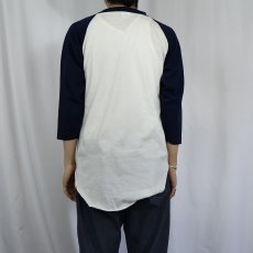 画像3: 80's Hamm's Beer USA製 "HEAVY HITTER" ビールメーカー プリントラグランTシャツ L (3)